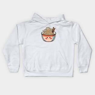 Cute Ramen Noodles Cartoon Anime Drawing Japan Kids Hoodie